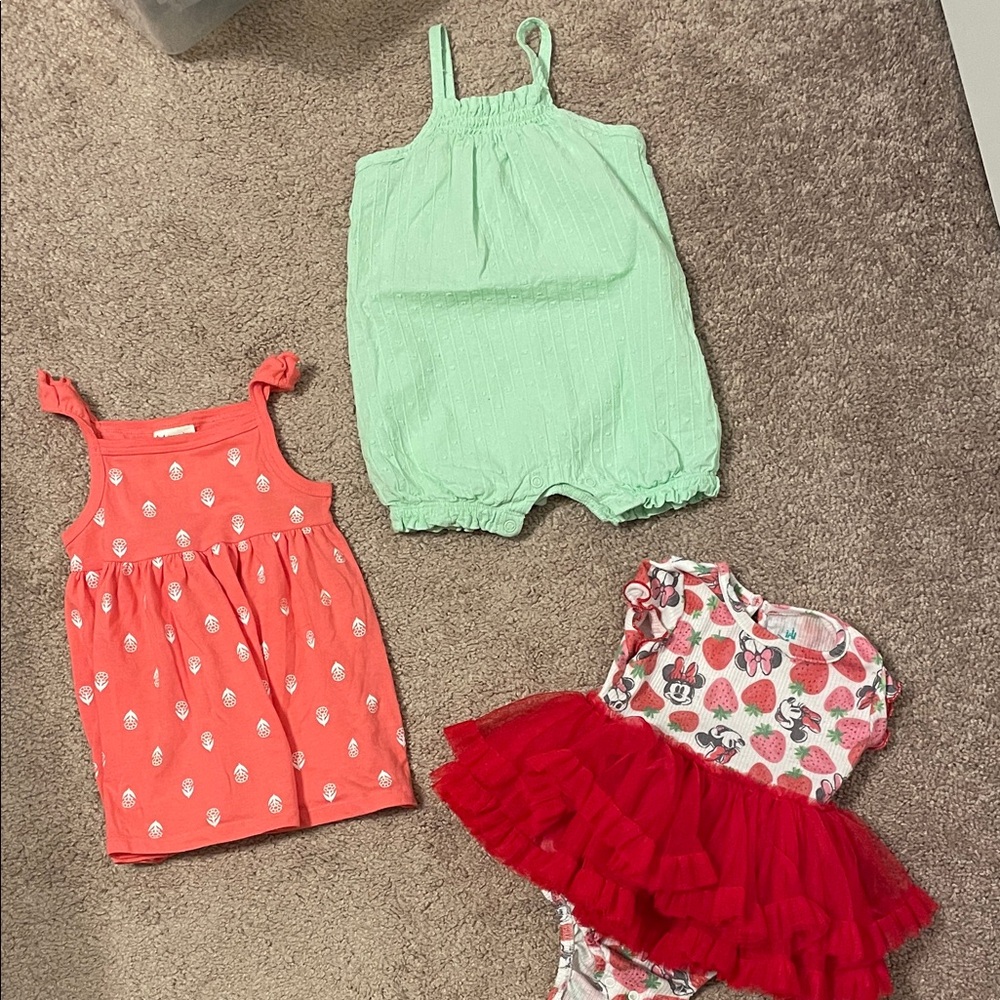 6-9m dresses/rompers